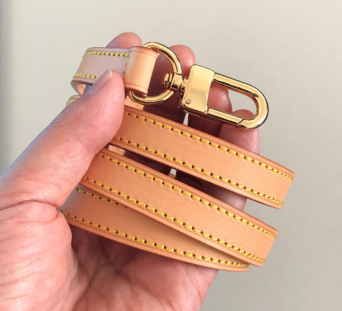 Tan Vachetta Leather Purse Strap 15MM Width 