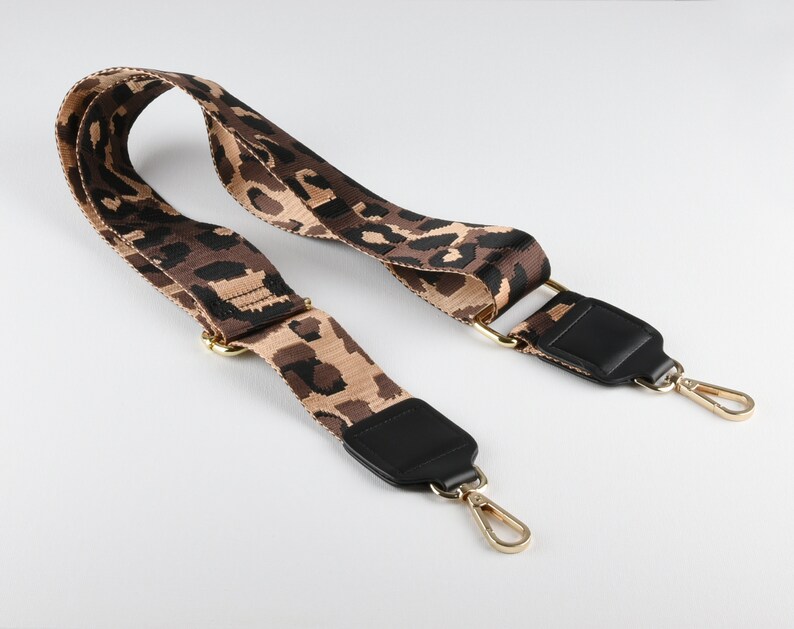 Leopard Print Strap Adjustable Crossbody Bag Strap Etsy