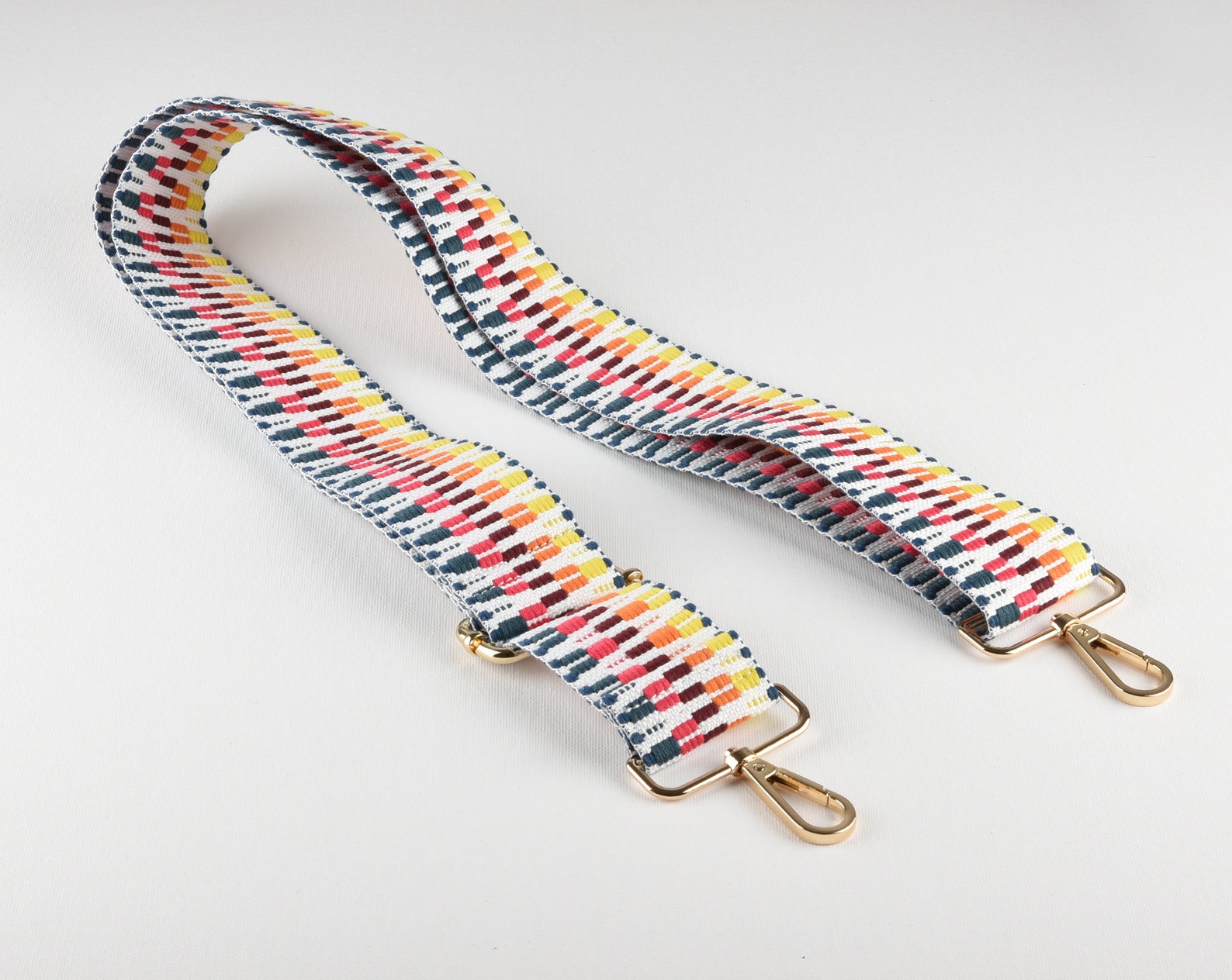 2 inch wide Woven Bag Strap Adjustable Crossbody Purse Strap Etsy