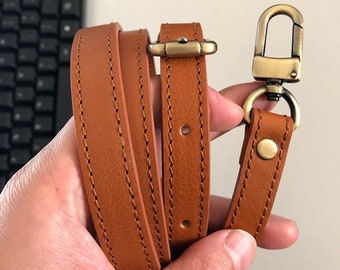 tan purse strap