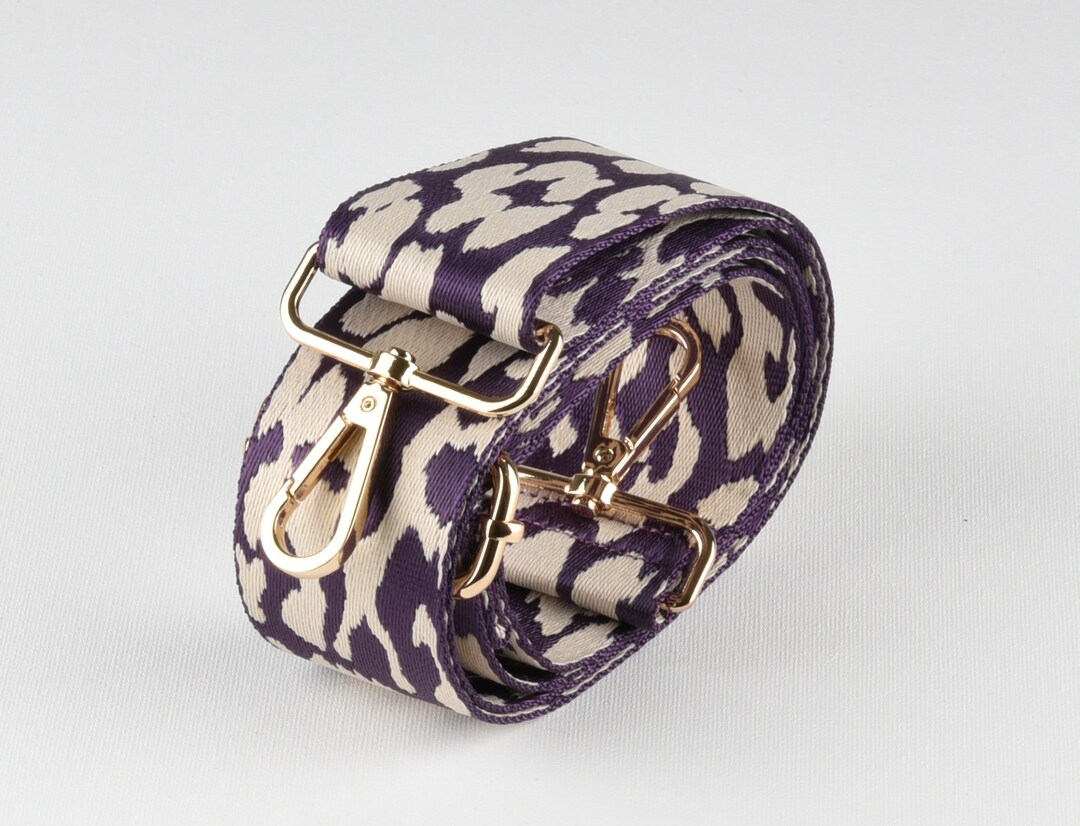 58 Inch Purple and Light Cream Bag Strap Adjustable Crossbody Camo ...