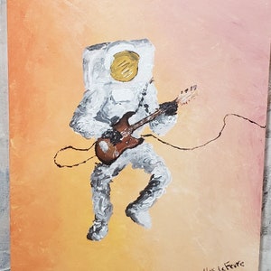 Space Jam Acrylic Music painting