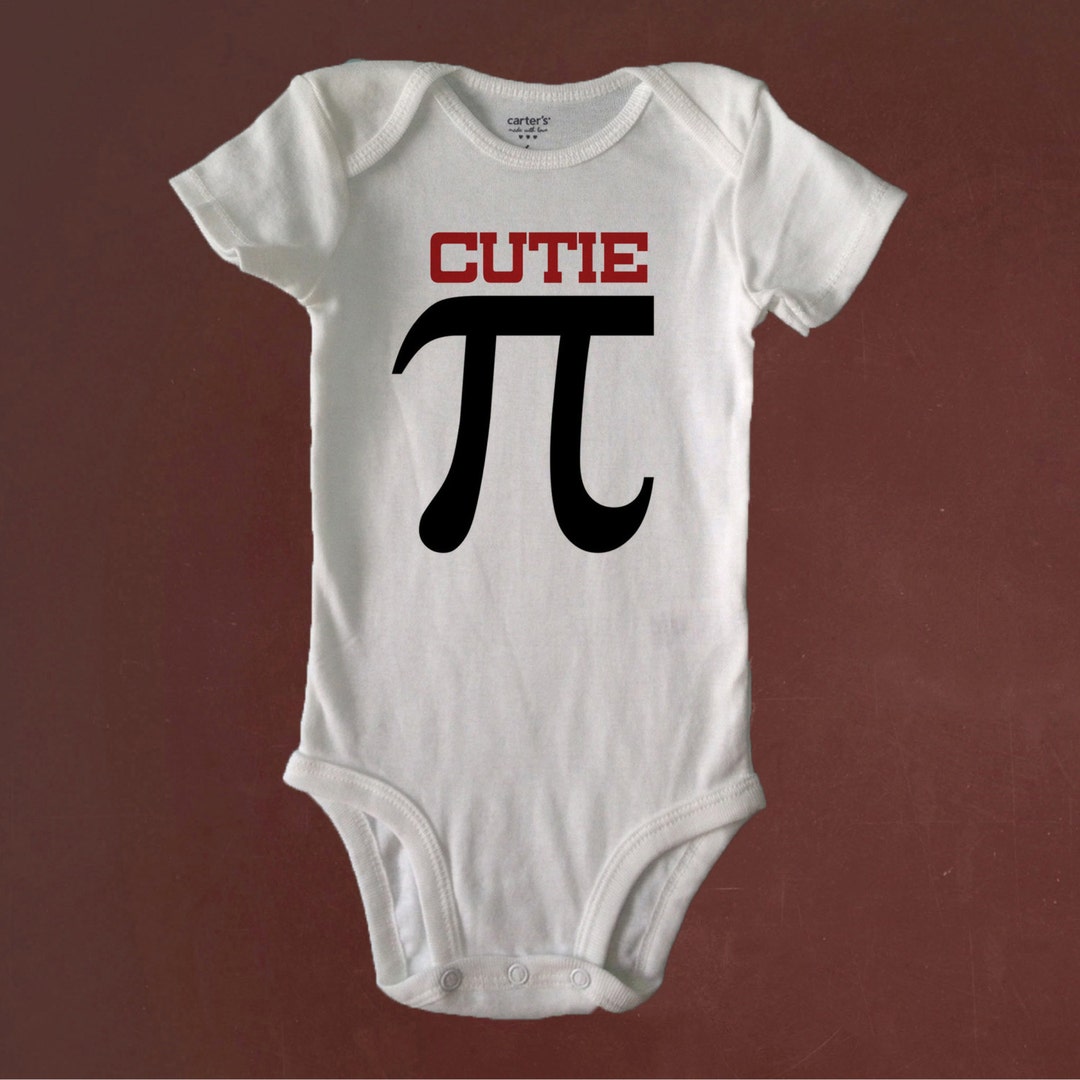 Cutie PI Symbol, 3.14, Math, Cute, Bodysuit or Toddler Tee, Baby