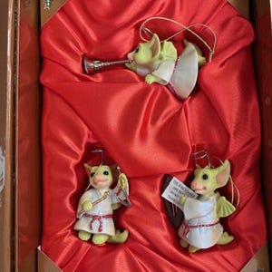 Real Musgrave Whimsical World of Pocket Dragons &quot;a Band of Angels&quot; limited edition box set