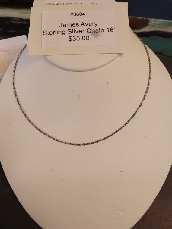 James Avery Sterling Silver Chain Etsy