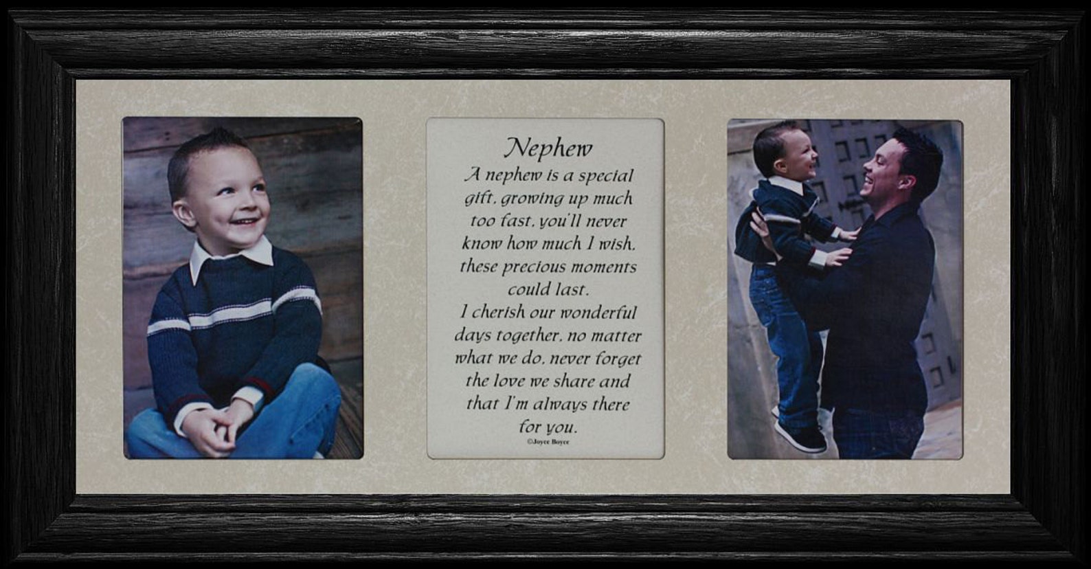 7x15 NEPHEW Poetry & Photo Gift Frame from an AUNT or UNCLE to Etsy España