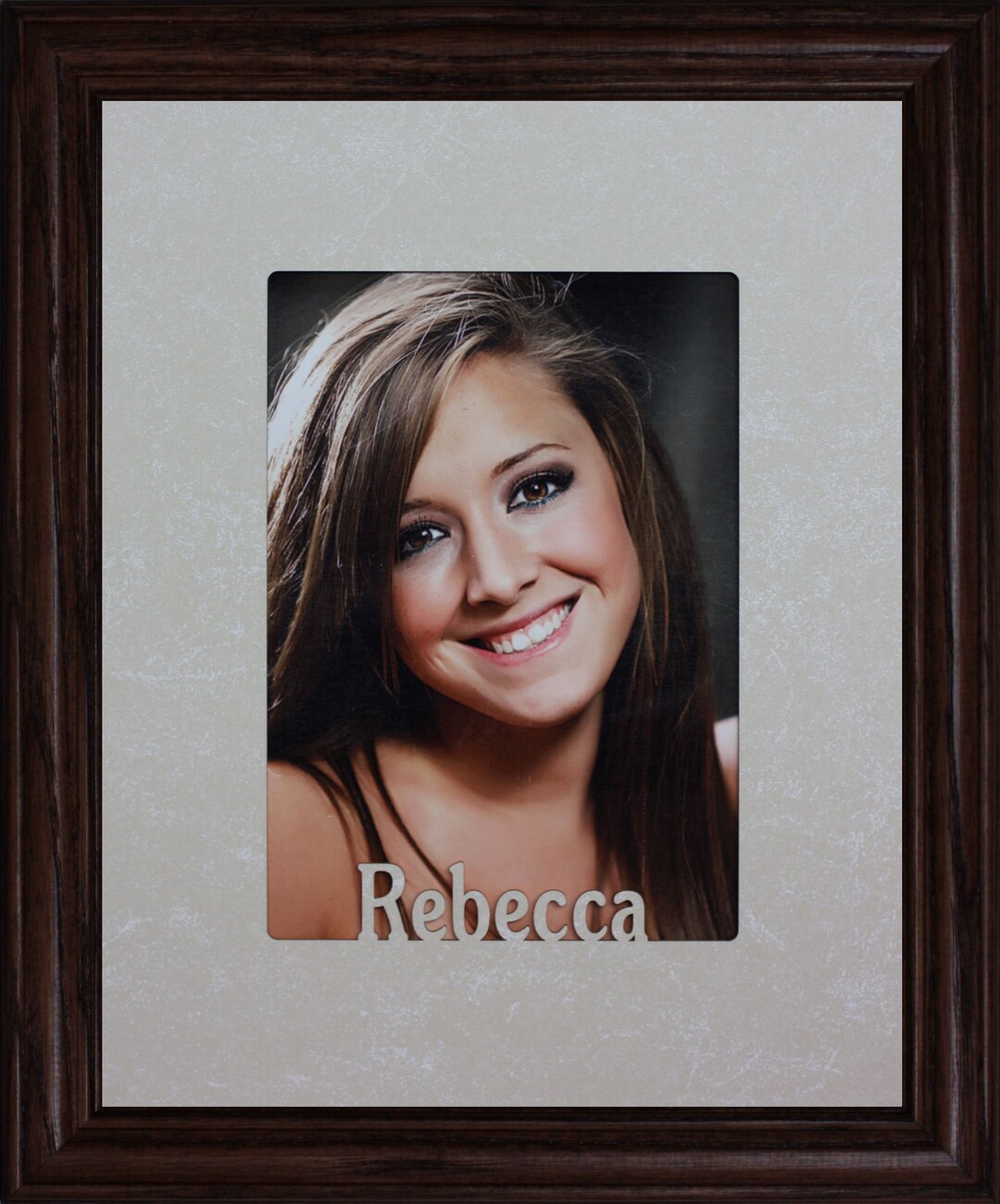 8x10 PERSONALIZED Photo Name Frame Holds a 5x7 Photo Kids Name Picture