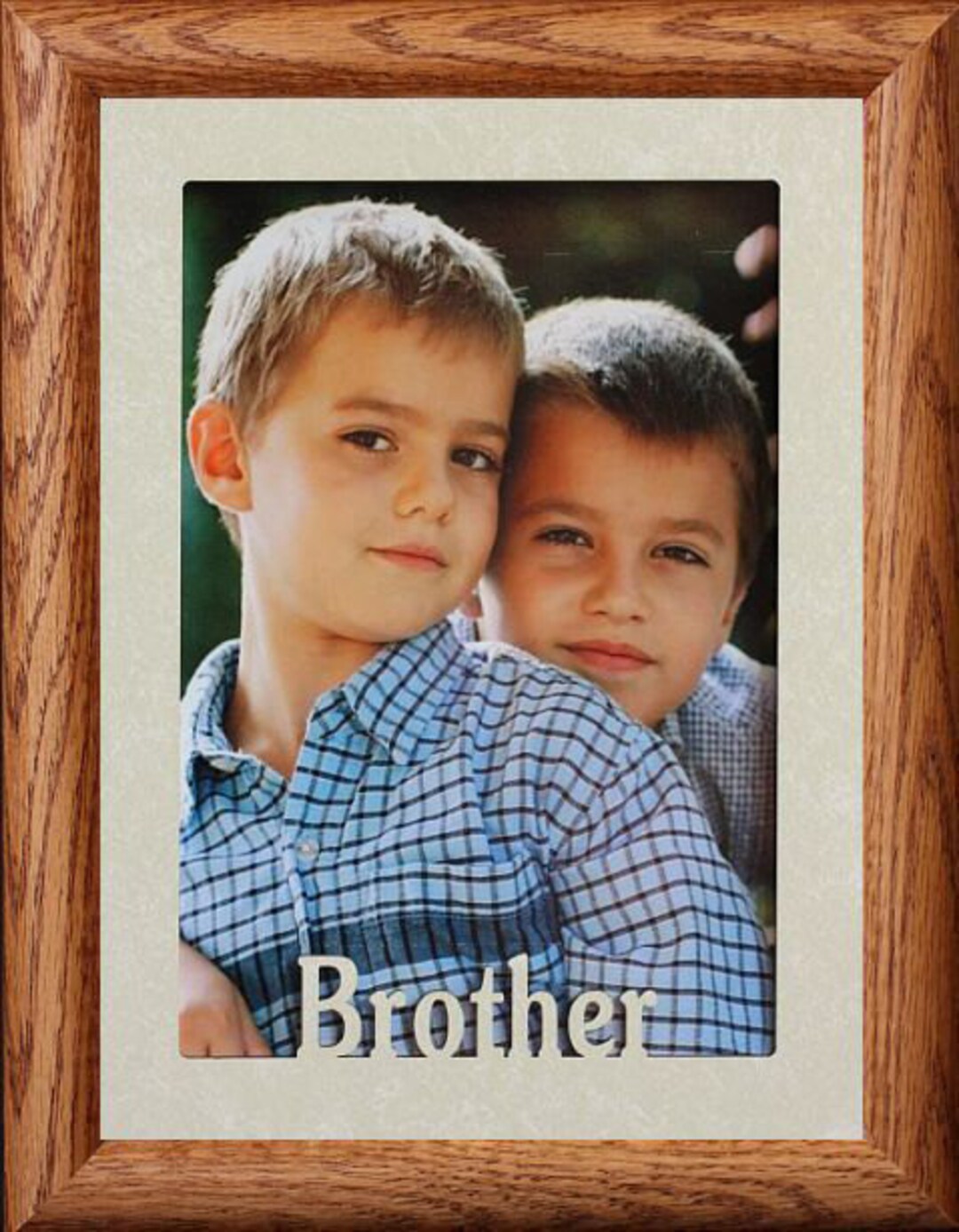 5x7 JUMBO BROTHER Photo Frame Holds a 5x7 Photo Christmas Birthday