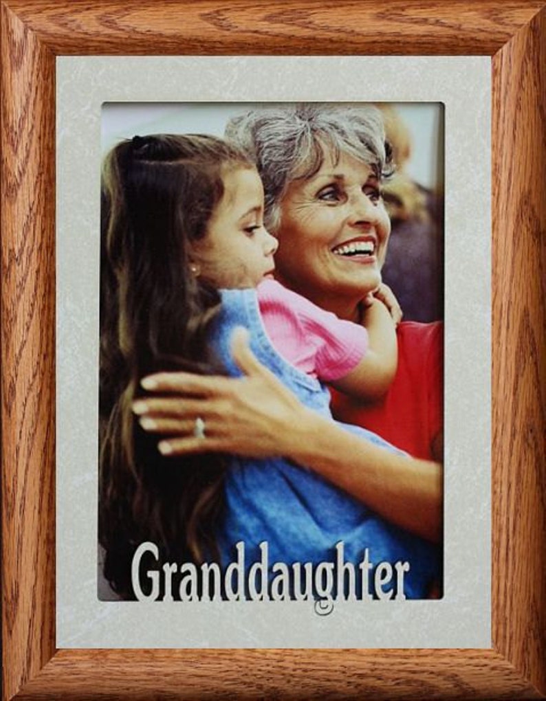 5x7 Jumbo Granddaughter Photo Frame Holds A Image 0
