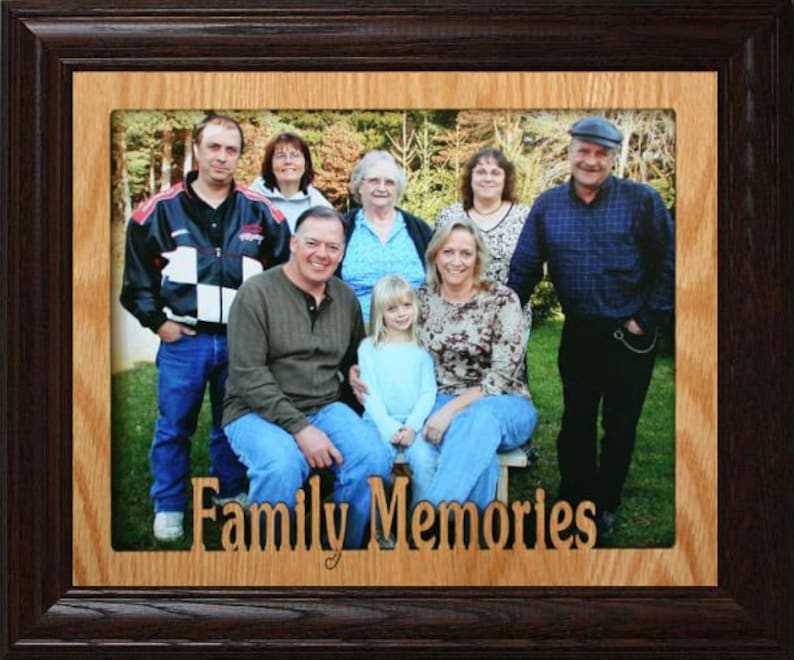 8x10 JUMBO PERSONALIZED Portrait Or Landscape Picture Frame ~ Holds a full size 8x10