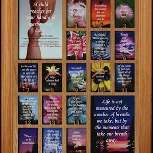12x16 Age Progression Frame, Birth to Eighteen   Choice of Mat & Frame (Numbers)
