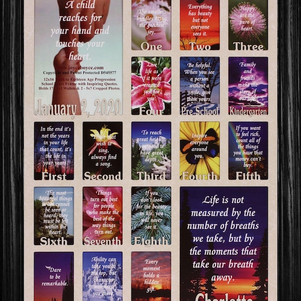 Pre K Through 12 Photo Collage Etsy