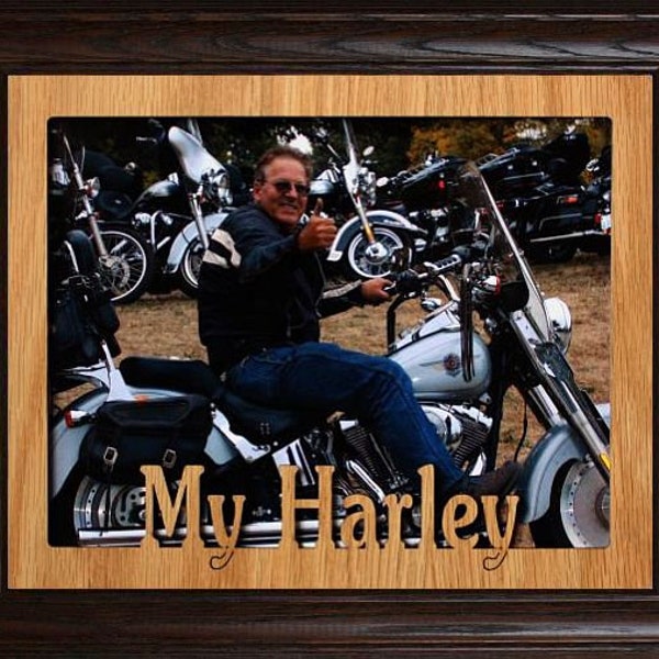 Harley Davidson Picture Frames Etsy