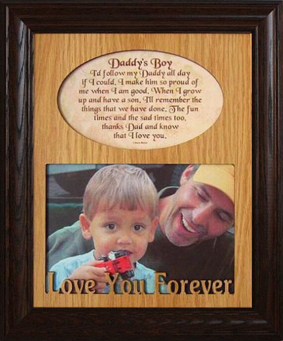 8x10 Daddy S Girl Boy Laser Poetry Picture Frame - Daddy S Little Boy Picture Frame 8x10 Daddy S Girl Boy Laser Poetry Picture Frame - Daddy S Little Boy Picture Frame