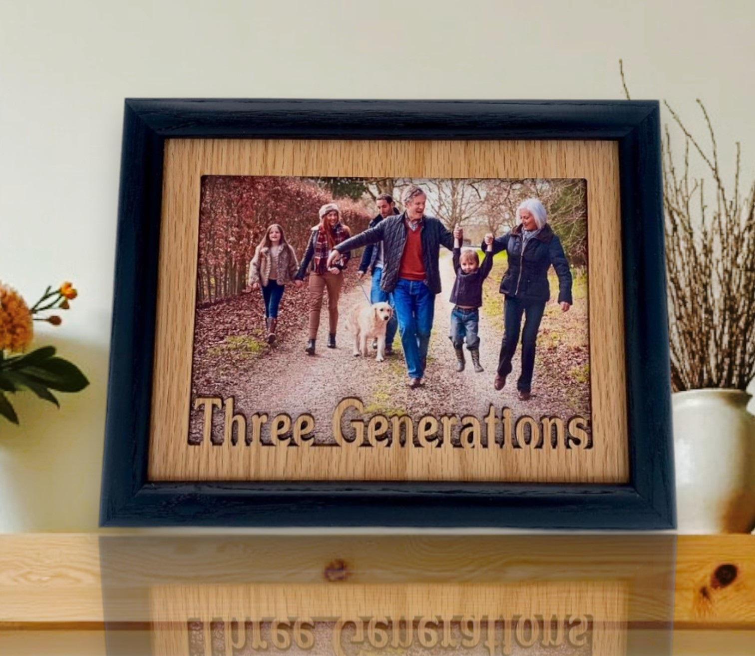 5x7 Jumbo, Generations Picture Frame - Three, Four, or Five Generations ...