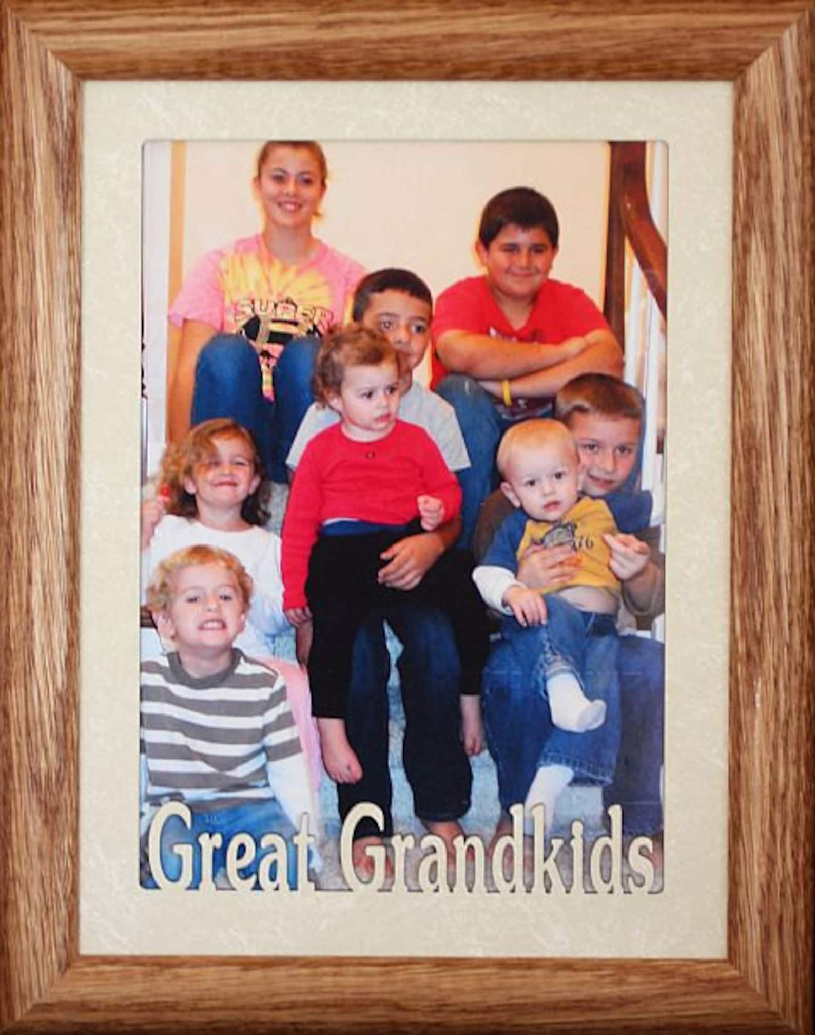 5x7 JUMBO GREAT GRANDKIDS Photo Frame Holds a 5x7 Photo Etsy