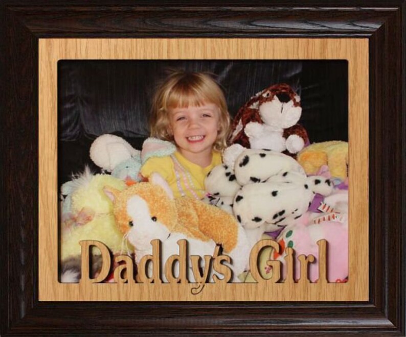8x10 DADDY'S GIRL Picture Frame Great Gift for Dad for Etsy
