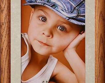 5x7 Jumbo Personalized Frame: Custom Name, Text, Date ~ Choice of Mat, Frame, and Layout Mother's