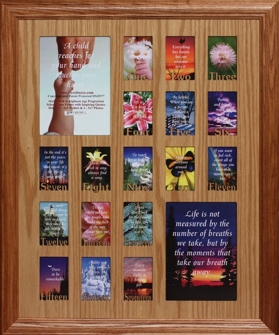 16x20 Birth To Eighteen Year Age Progression 18 Years Collage Image 0