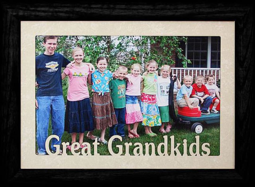 5x7 JUMBO GREAT GRANDKIDS Photo Frame Holds a 5x7 Photo Etsy