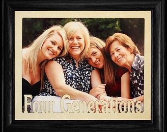 8x10 frame, Personalized Photo Name Frame, Family picture frame, Kids Name Picture Frame, Grandkids Picture Frame ~ Grandparents Mother's