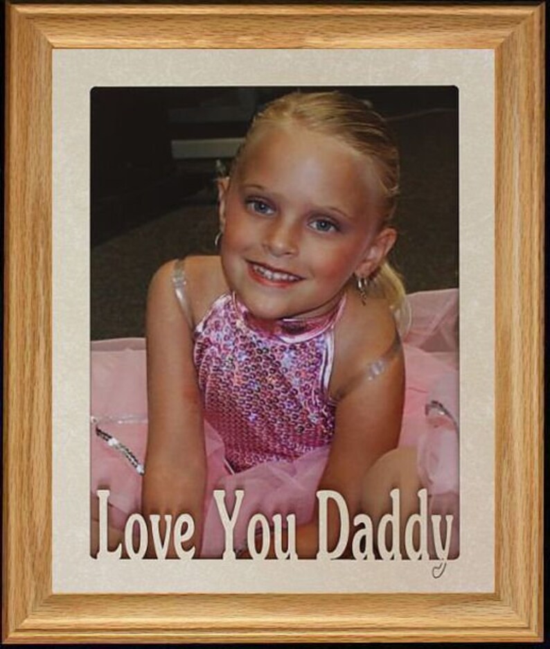 8x10 LOVE YOU DADDY Picture Frame Great Gift for Daddy From Etsy