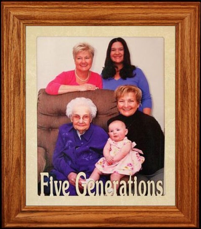 8x10 Frame GENERATIONS Picture Frame, Three Generations, Four ...