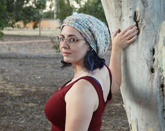 Slouch Cable Beanie Knitting Pattern