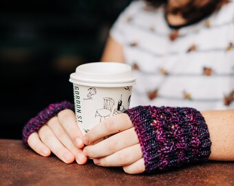 Knitted Pattern - The Pretty Ones Wrist Warmers