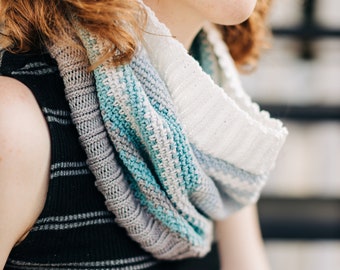 Crochet & Knitting Pattern - Be The Change Cowl