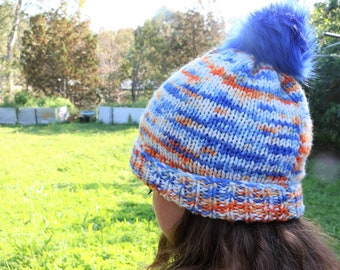 Beginner Knitted Beanie Pattern - Easy Peasy Beanie - PDF Download