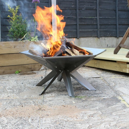 Stainless Steel Fire Pit PHOENIX FLOWER Etsy