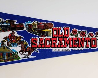 Old Sacramento - Vintage Pennant
