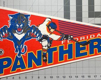 Gift Flag Souvenir Florida Panthers Pendant Childhood Memory Vintage Pennant