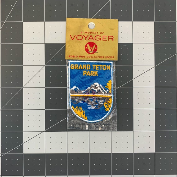 Grand Teton Park - Vintage Patch for Jackets, Back