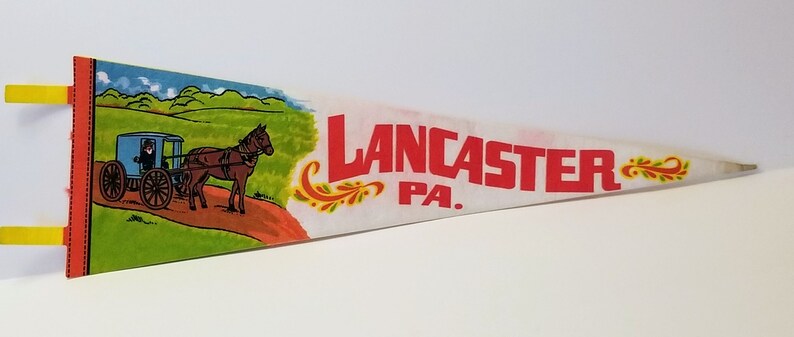 Lancaster Vintage Pennant Pennsylvania