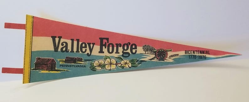 Pennsylvania Vintage Pennant Valley Forge