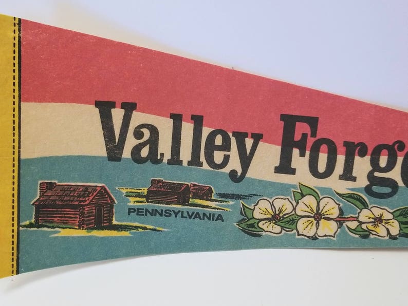 Pennsylvania Vintage Pennant Valley Forge