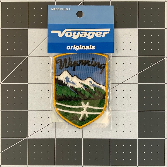 Wyoming - Vintage Voyager Patch for Jackets, Backp