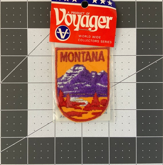 Montana - Vintage Voyager Patch for Jackets, Backp