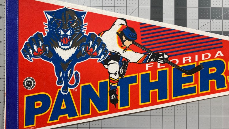 Gift Flag Souvenir Florida Panthers Pendant Childhood Memory Vintage Pennant