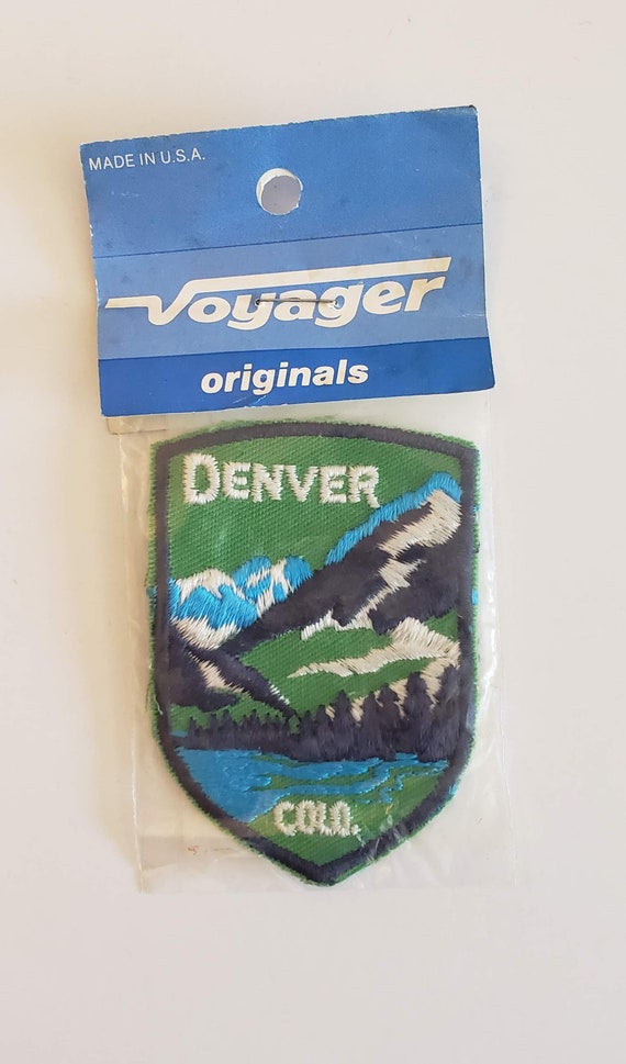 Denver, Colorado - Vintage Patch for Jackets, Back