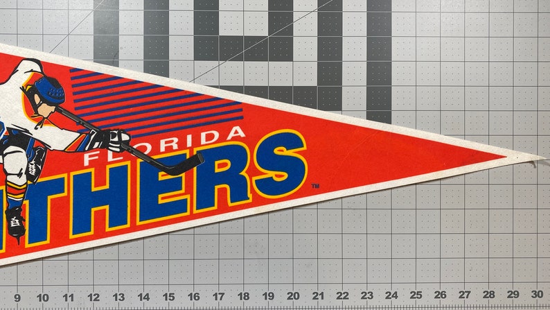 Gift Flag Souvenir Florida Panthers Pendant Childhood Memory Vintage Pennant