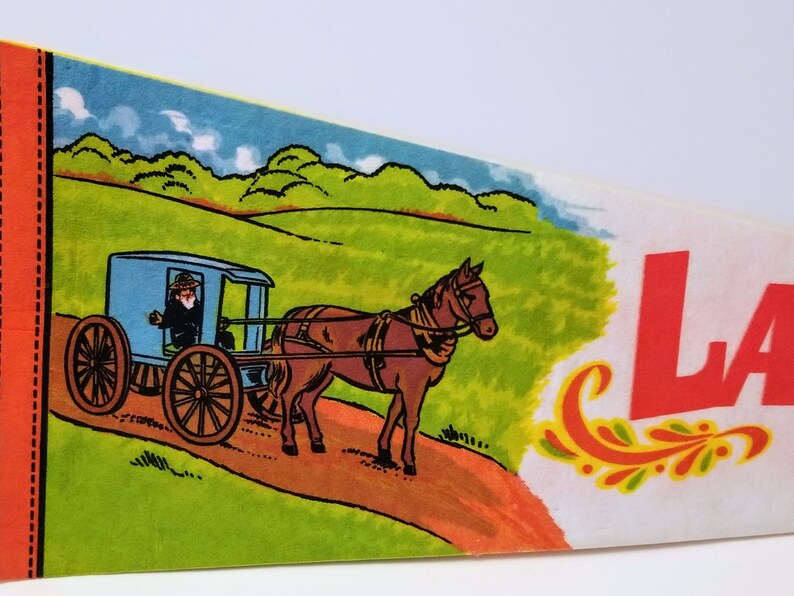 Lancaster Vintage Pennant Pennsylvania