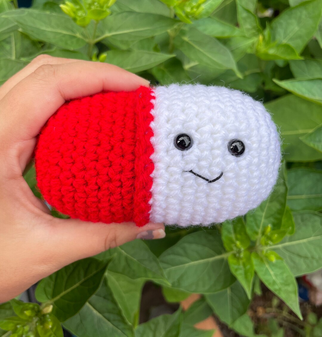 Chill Pill Small Stress Toy Made to Order Squishy Plush Toys Etsy