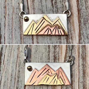 Rocky Mountain Sky Halskette - klein & groß