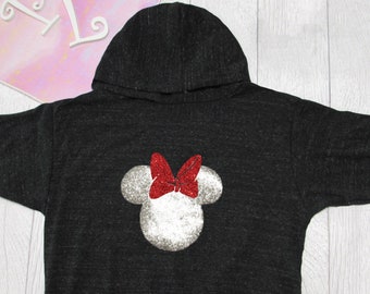 Minnie Mouse. Minnie. Light weight hoodie. Christmas sweater. Minnie Hoodie. Disney Hoodie. Pink Lemonade apparel.