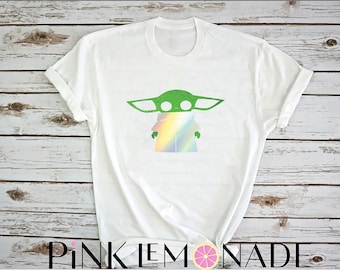 Baby Yoda. Star Wars. Yoda T-Shirt. Baby Yoda  t-shirt. Disneyland Star Wars. Disney t-shirt. made by Pink Lemonade Apparel