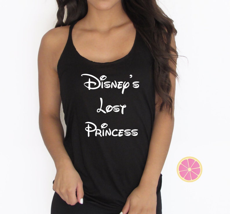 Disney's Lost Princess tank top made by Pink Lemonade Etsy