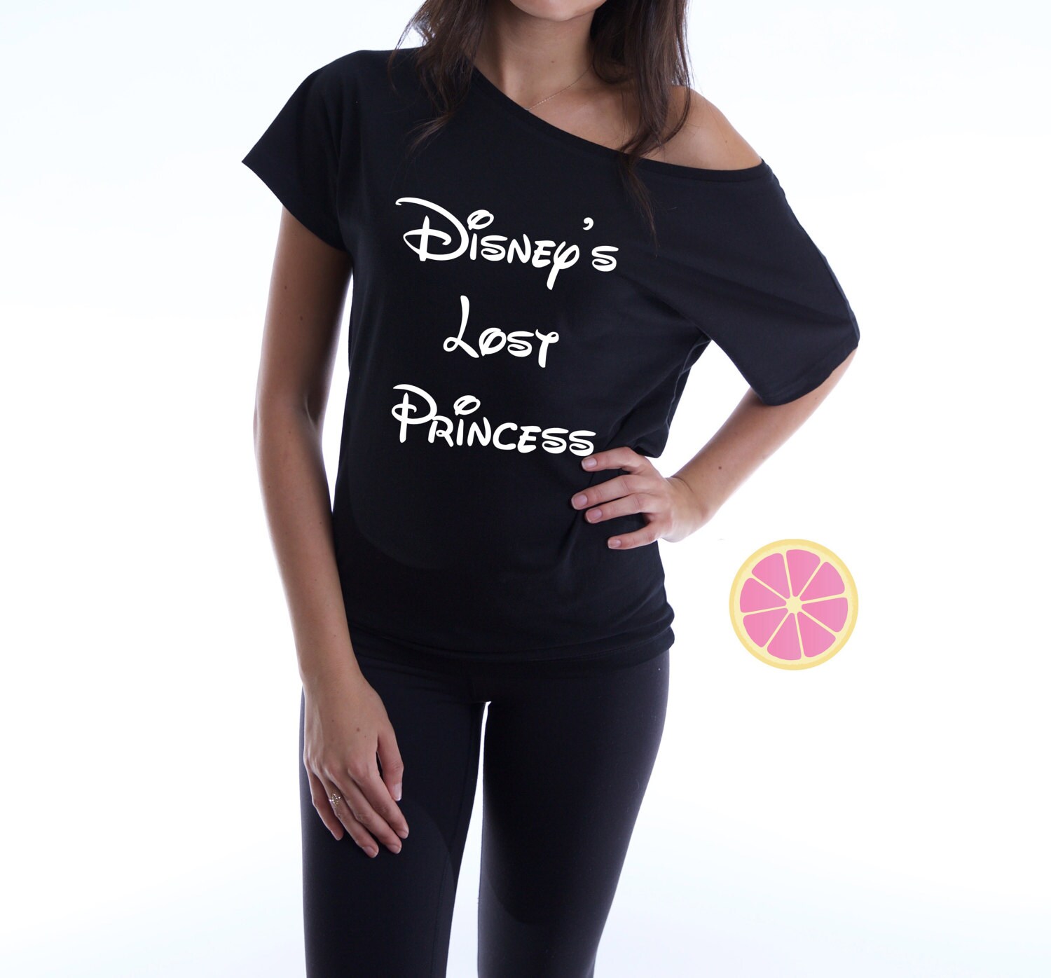 off the shoulder disney shirt